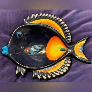 Ben Diller Signed Achilles Tang Maui 2002 Ceramic Platter Vintage
